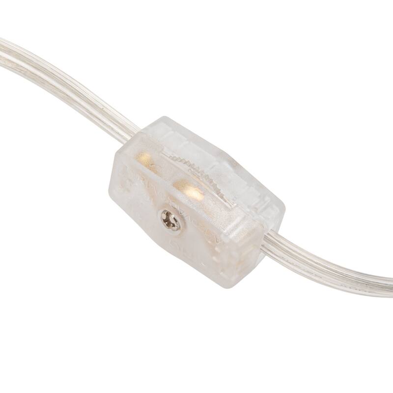 Stoneware Table Lamp with Linen Shade and Inline Switch