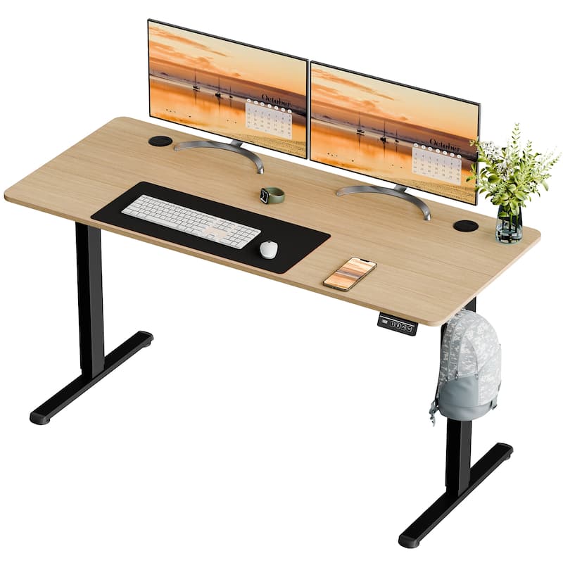 Futzca Height Adjustable Electric Standing Desk, Computer Office Desk