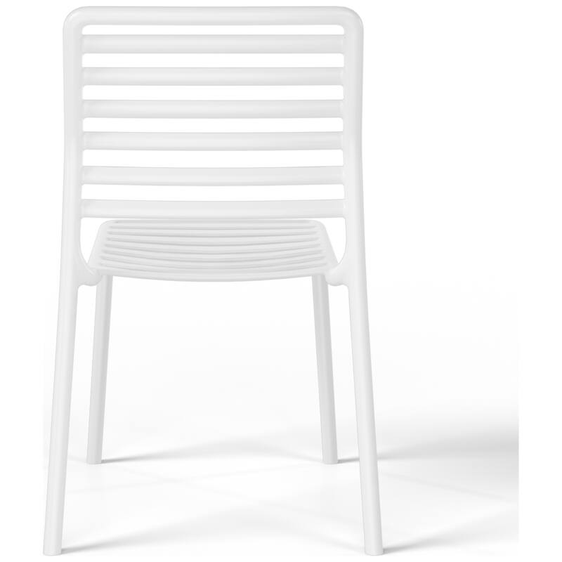 Frond and Form Outdoor Stacking Dining Side Chair (Set of 2)