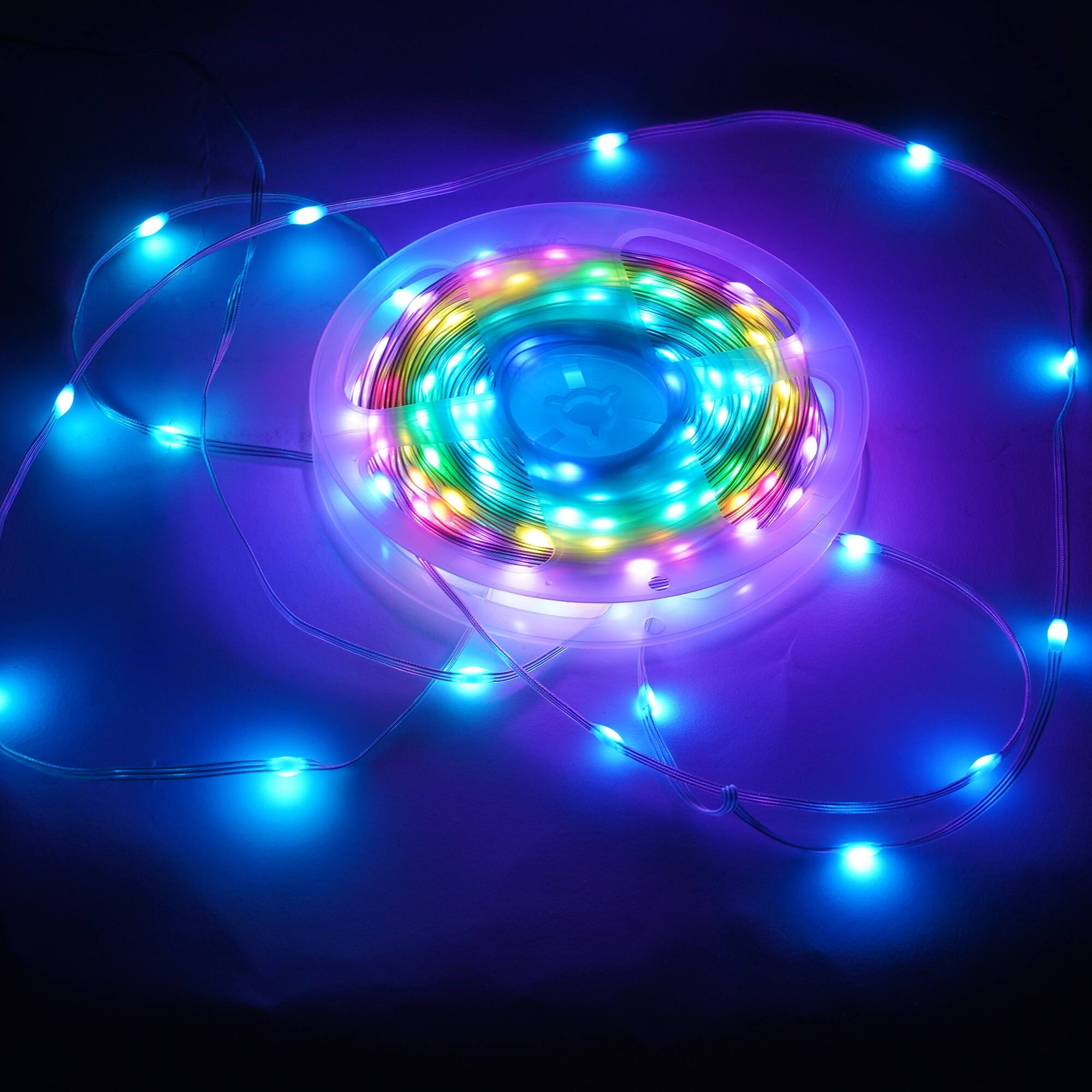 66ft/20m Holiday LED Strip Lights (Remote and APP Control) 66FT Bed