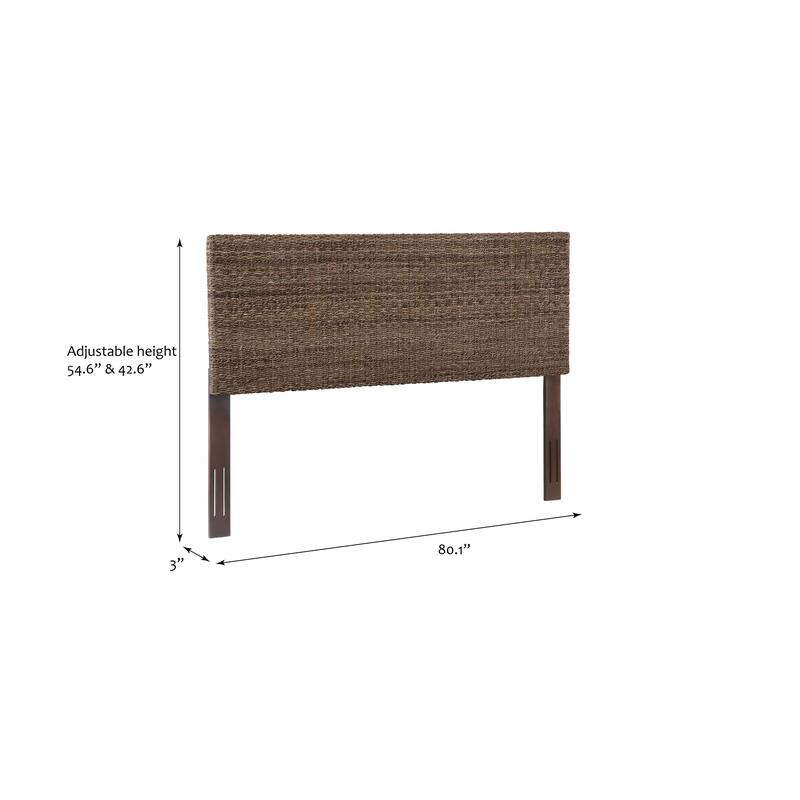 Ashbury Woven Wicker Rattan Abaca Headboard