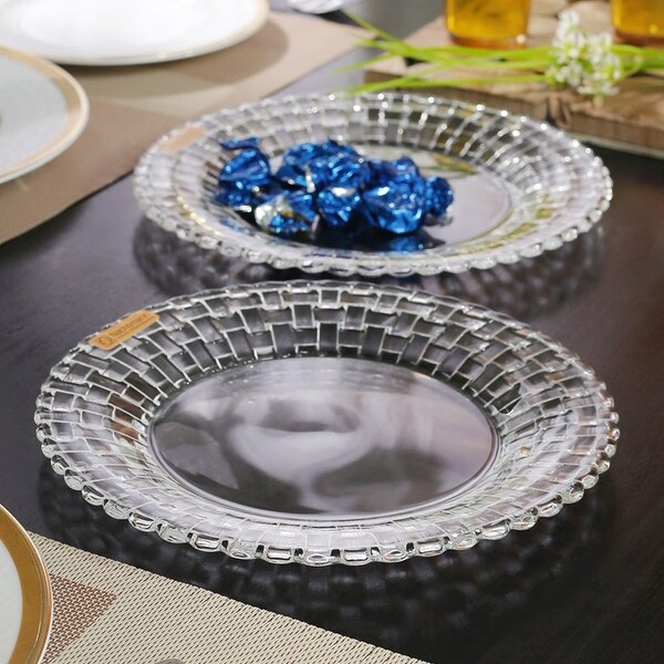 【新発売】 of Set Nachtmann 2 Bed - Sale On - Plates Crystal Nova Bossa 食器