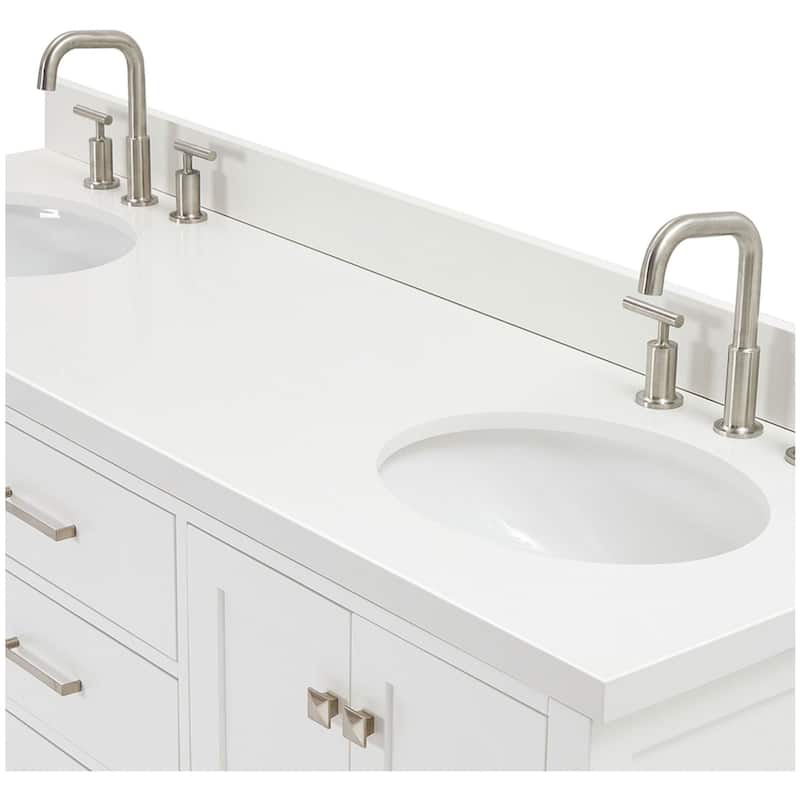Ariel A067DWQOVO Cambridge 67" Free Standing Double Oval Basin Vanity