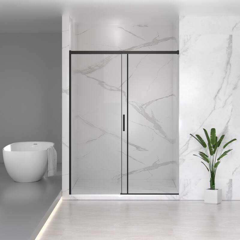 Semi-Frameless Sliding Shower Door
