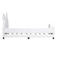 preview thumbnail 11 of 22, Teddy Fleece Twin Size Upholstered Daybed w/ Ears Shaped Headboard