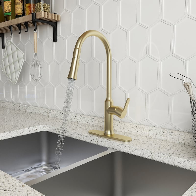 Kitchen Faucet Single-Handle Pull-Out Sprayer Kitchen Sink Faucet