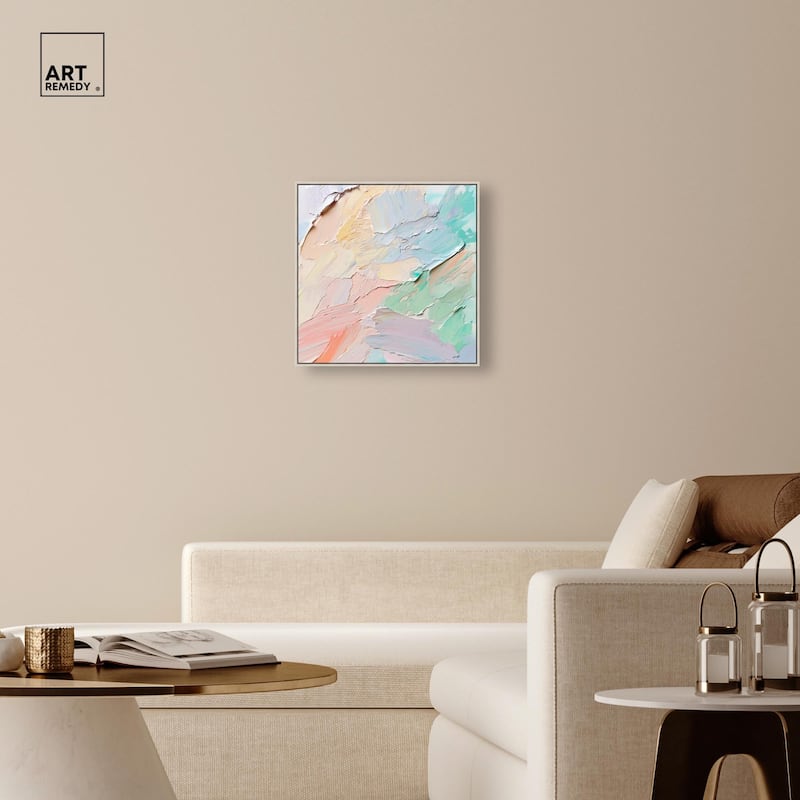 Flowing Mousse III Canvas by Art Remedy