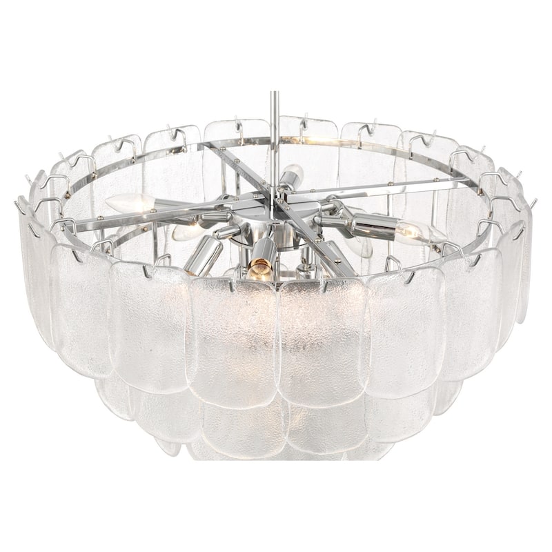 Artcraft Bianca Chandelier - Polished Nickel