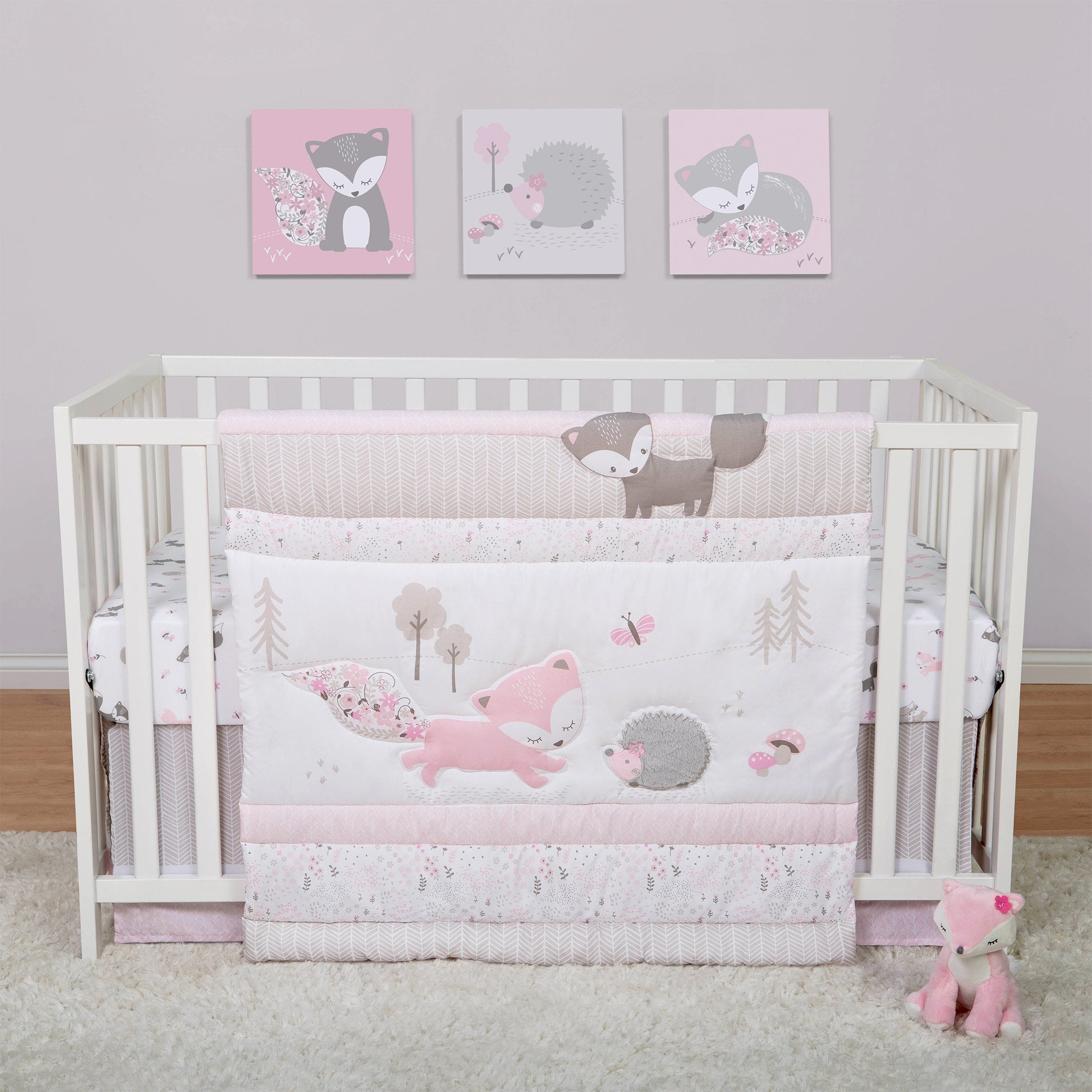 Fox baby crib set store