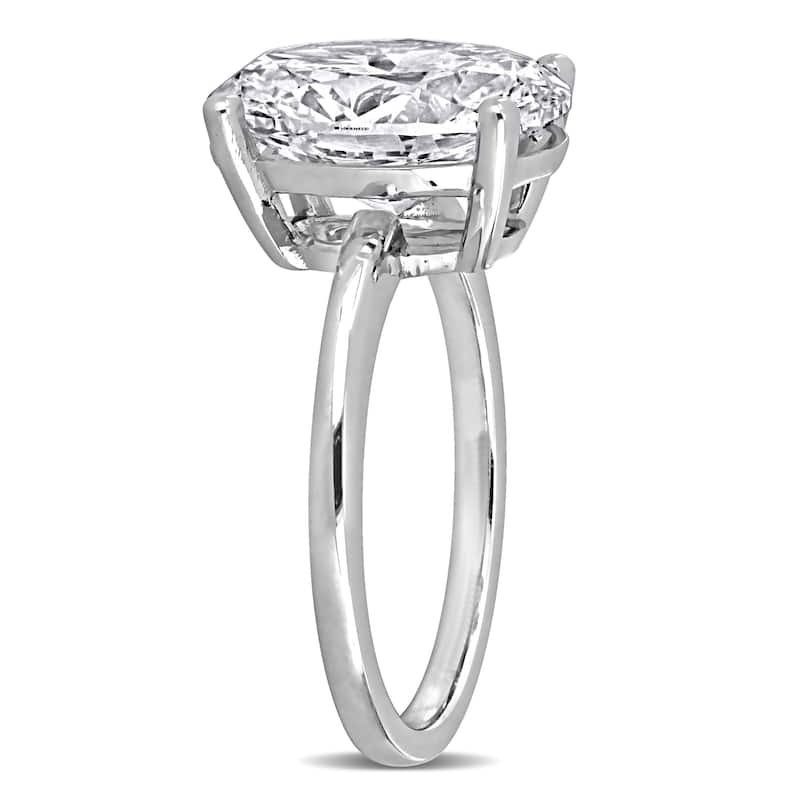 Miadora 4 1/6ct TDW Lab-Grown Diamond Solitaire Ring in 14k White Gold