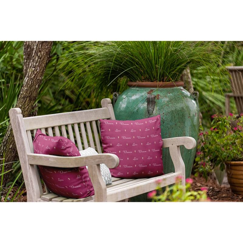 Love Dream Valentines Day Decorative Throw Pillow