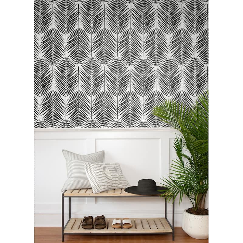 Seabrook Designs Marina Palm Non-Woven Unpasted Wallpaper