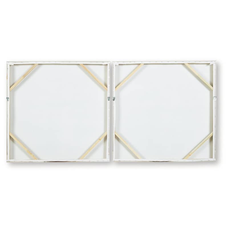 Signature Design by Ashley Amoryville Gray/Gold Wall Art Set (Set of 2)