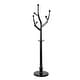 preview thumbnail 138 of 140, Tree-branch Rubberwood Freestanding Coat Rack with Hooks