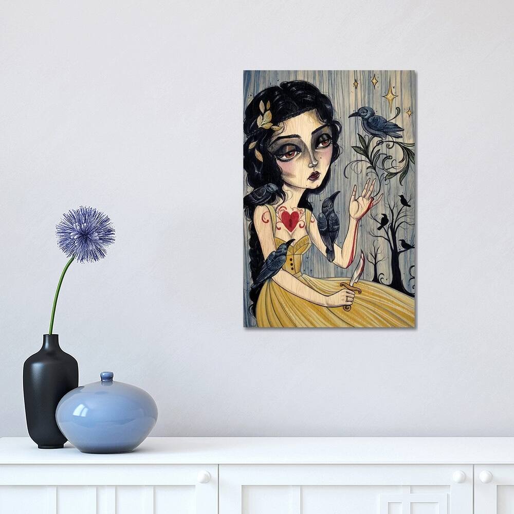 iCanvas "7 Ravens - Glass Cinder Thorns II" by Sandi Calistro Canvas Print