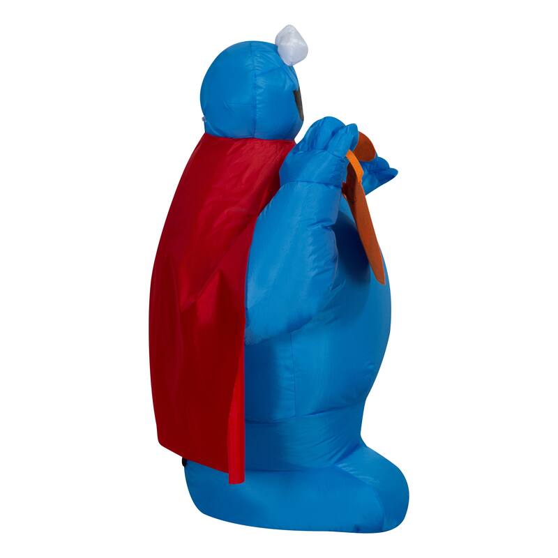 Airblown-Cookie Monster w/Cape-Sesame Street
