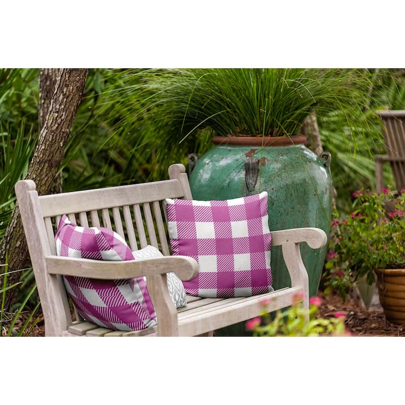 Buffalo Plaid Indoor/Outdoor Throw Pillow