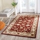 preview thumbnail 3 of 20, SAFAVIEH Handmade Royalty Red/ Ivory Wool Rug 4' x 6' - Red/Ivory - Rectangle