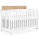 preview thumbnail 1 of 3, Dream On Me Kai Convertible Crib, White+Natural - White + Natural White + Natural