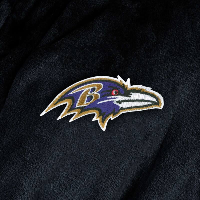 NFL Baltimore Ravens Men's L/XL Silk Touch Robe