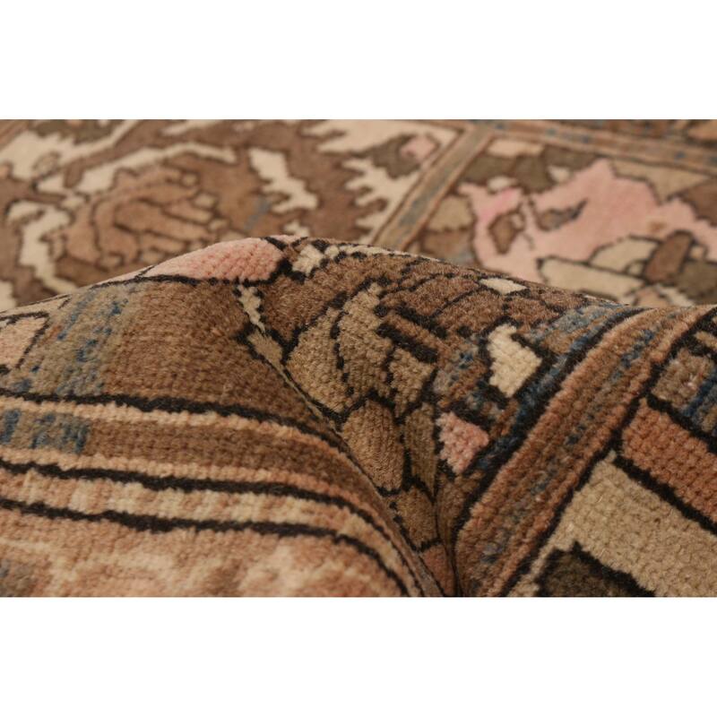 ECARPETGALLERY Hand-knotted Antalya Vintage Brown Wool Rug - 5'5 x 9'8
