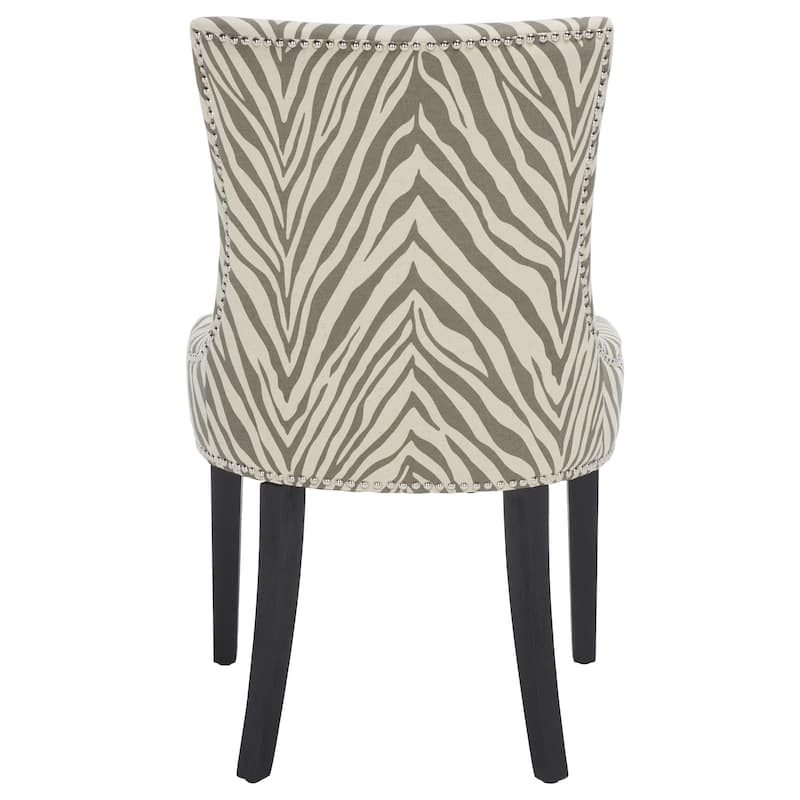 SAFAVIEH Katelyn Grey Dining Chair (Set of 2) - 22" x 24.8" x 36.4" - 22Wx25Dx36H