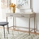 preview thumbnail 3 of 47, SAFAVIEH Mckinlee 2-Drawer Desk Taupe