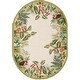 preview thumbnail 27 of 28, SAFAVIEH Handmade Chelsea Danika French Country Wool Rug 4'6" x 6'6" Oval - Beige/Green - Oval