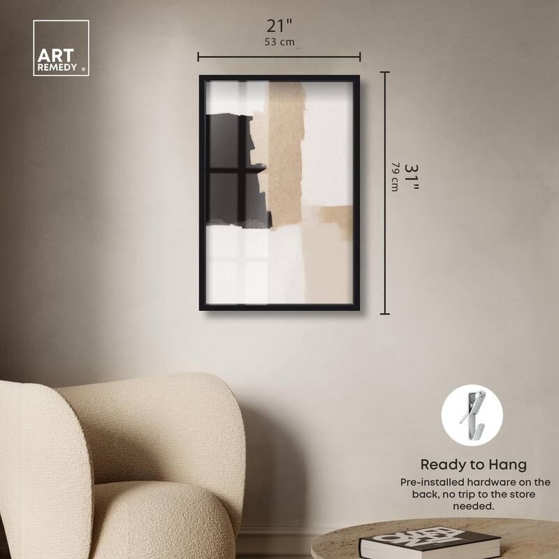 Earth and Ink IV Shadowbox by Art Remedy