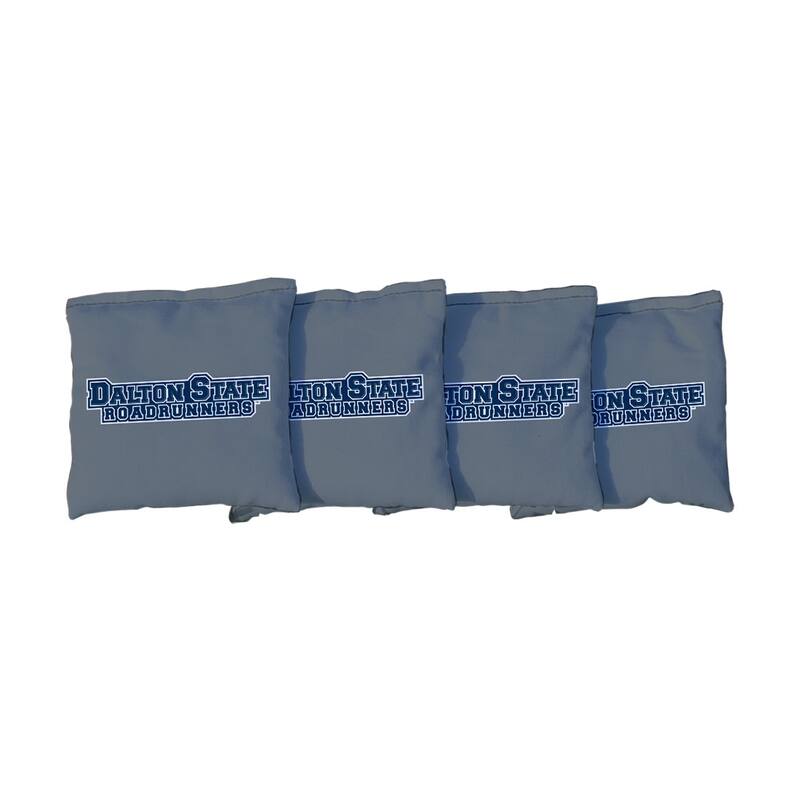 Dalton State Roadrunners Grey Cornhole Bags - All-Weather Resin Filled
