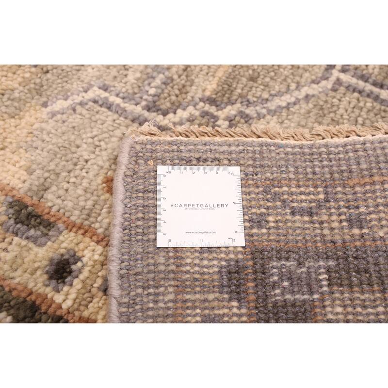 ECARPETGALLERY Hand-knotted Jules Serapi Grey Wool Rug - 8'10 x 12'0