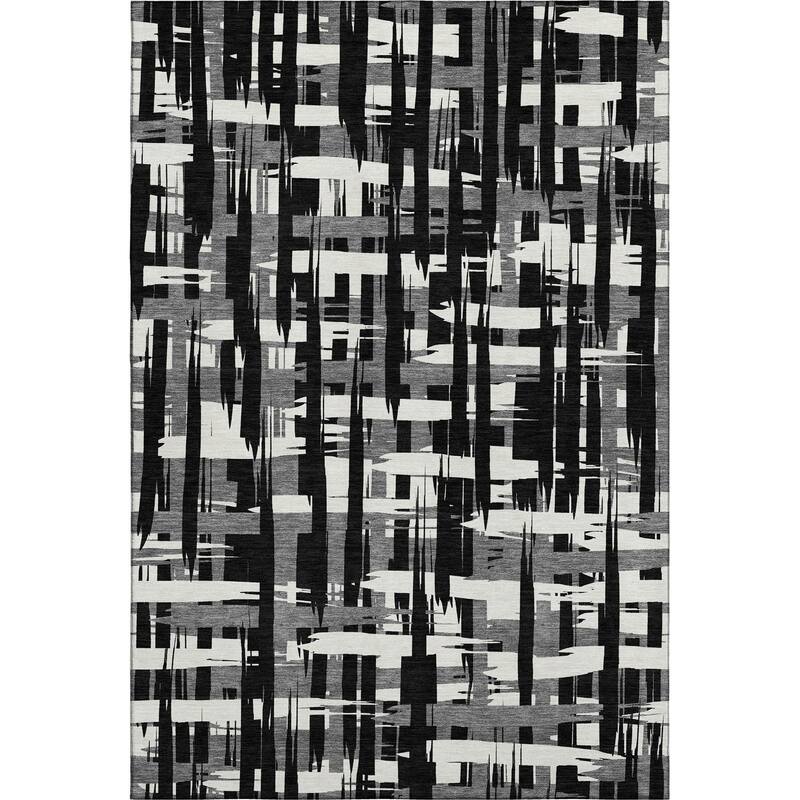 Premium Washable Super Soft Contemporary Plaid Mayfield Rug