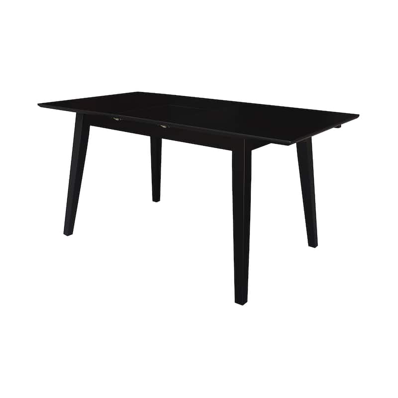 International Concepts Solid Wood 60" Butterfly Extension Dining Table - Black
