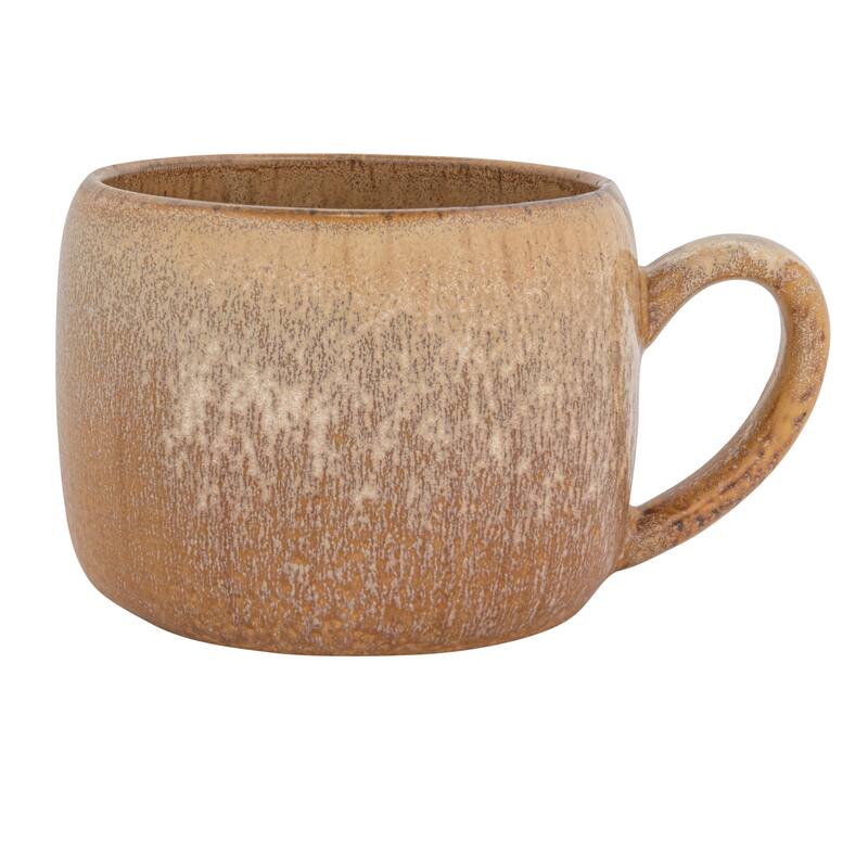 Stoneware Mug with Rustic Finish - 5.5"L x 4.1"W x 3.1"H