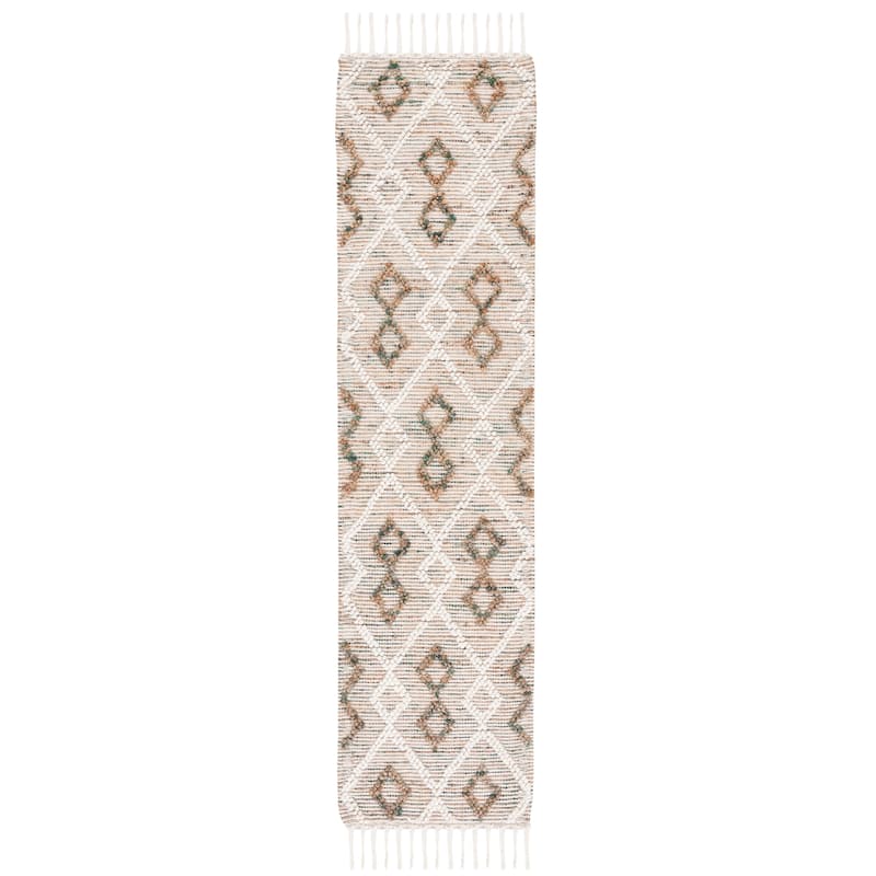 SAFAVIEH Handmade Himalaya Color Frame Wool/ Viscose Rug