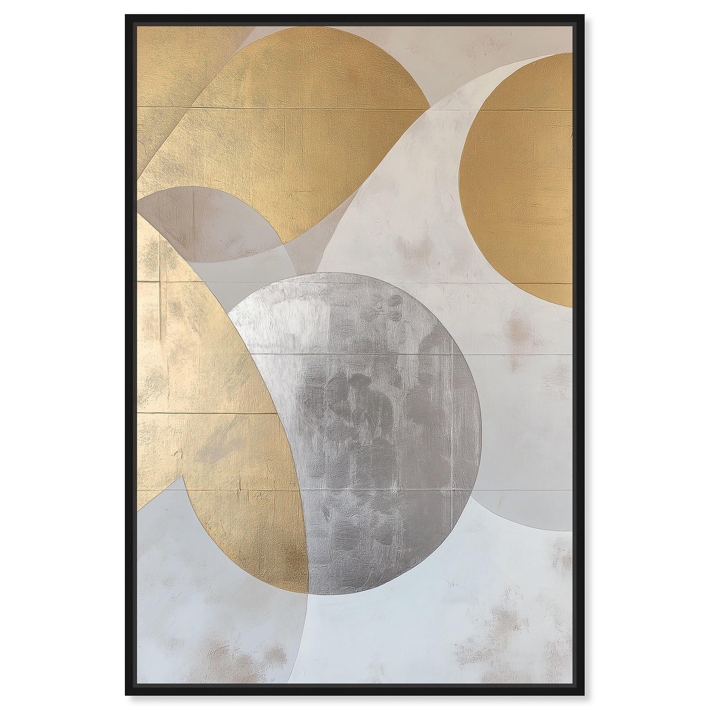 Golden Orb I Canvas by Art Remedy