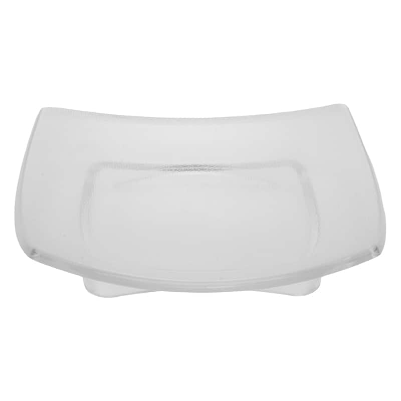Waterproof Curved Soap Holder for Bathroom 3.74"x3.74"x0.71" 1 Pc