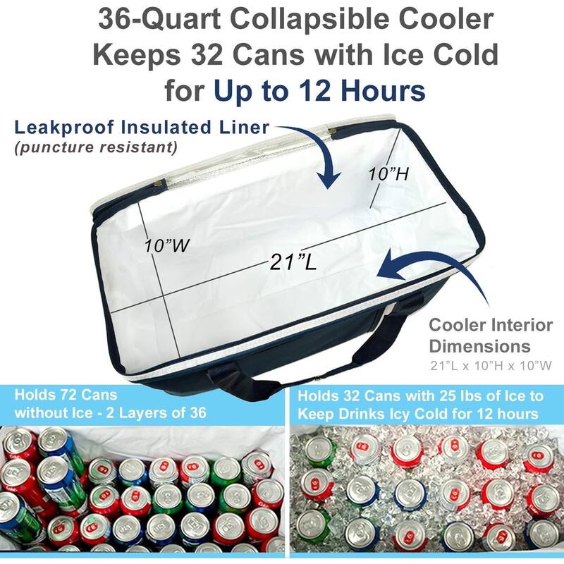 Georgia Tech Yellow Jackets Collapsible Cooler on Wheels