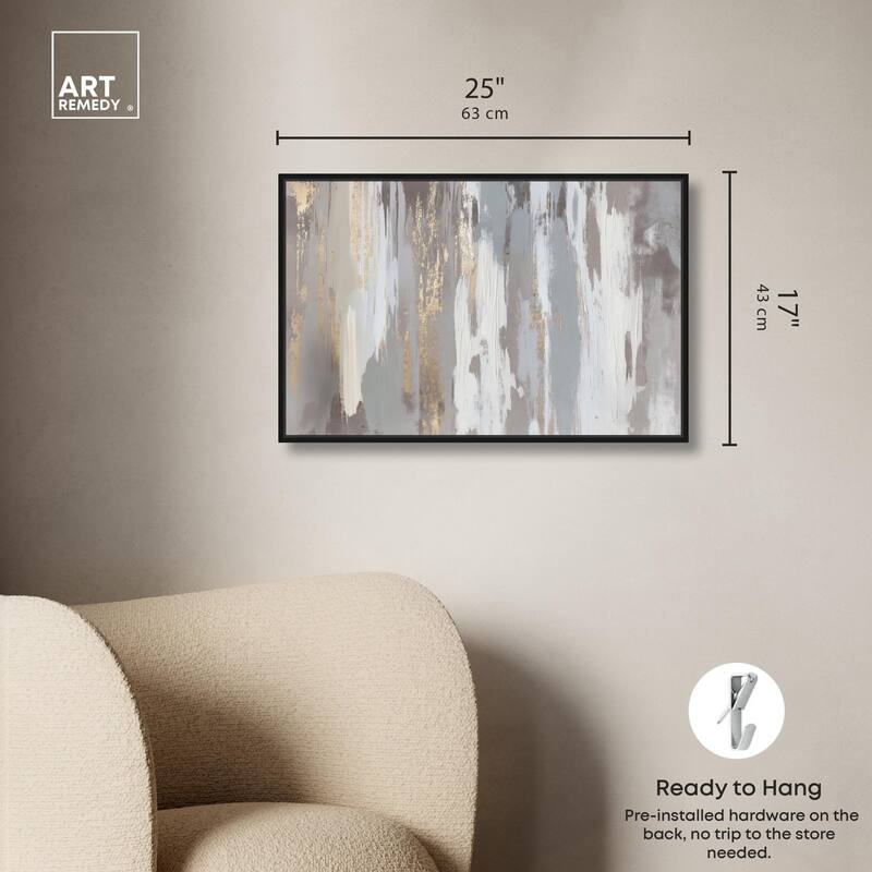 Flooding Gold II Canvas by Art Remedy