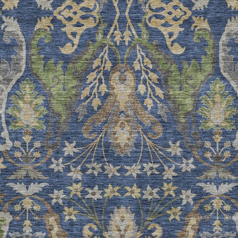 HomeRoots Floral Transitional Rectangle Outdoor Rug