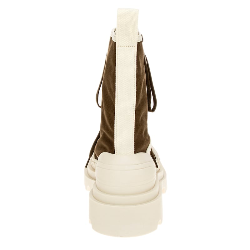 Bottega Veneta Trek Fabric and Canvas Boot