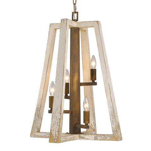 Golden Lighting Pilar 4 Light Pendant