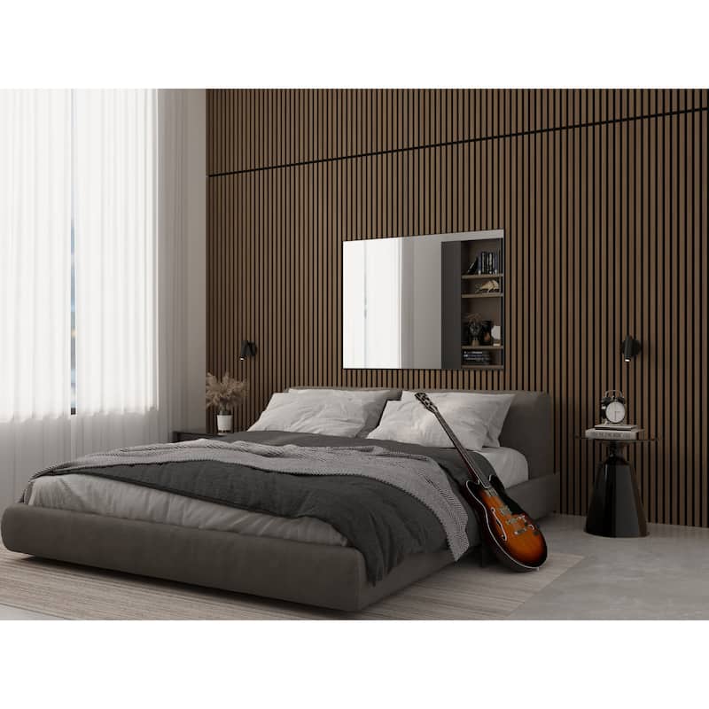 2 Pack Acoustic Wood Wall Panels - 94" - Oak