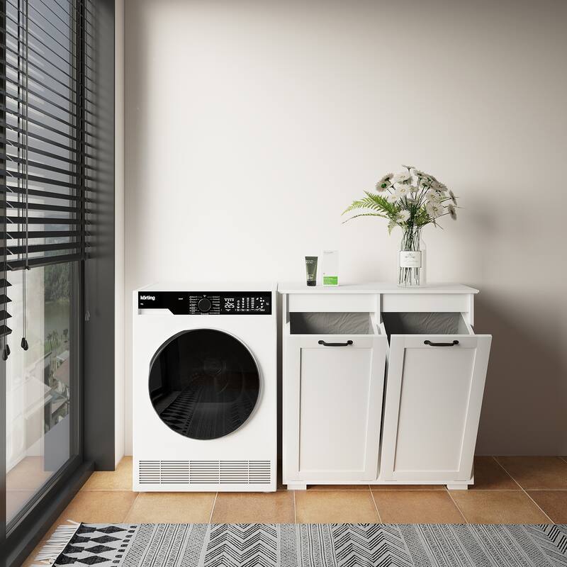 GDF Studio - Tata Modern Laundry Cabinet with Storage Doors