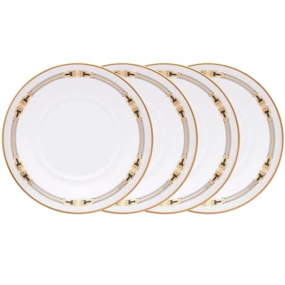 Empire Gold Set Of 4 Saucers, 6"