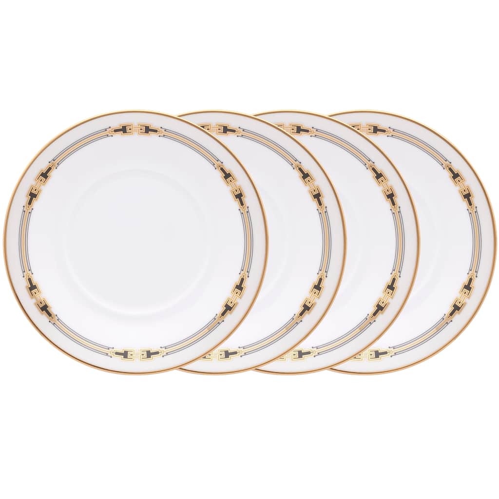 Empire Gold Set Of 4 Saucers, 6"