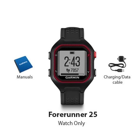 Refurbished Garmin Forerunner 25 black and Red GPS Running Watch Multicolor Bed Bath Beyond 19484704