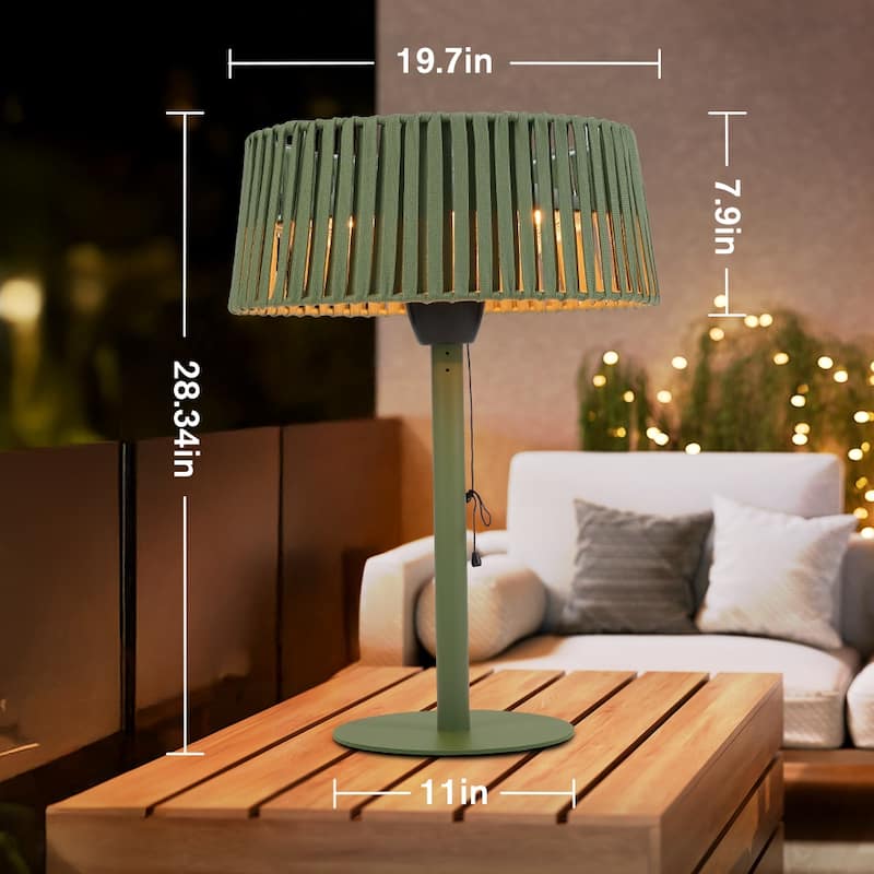 1500W Portable Tabletop Outdoor Halogen Electric Patio Heater