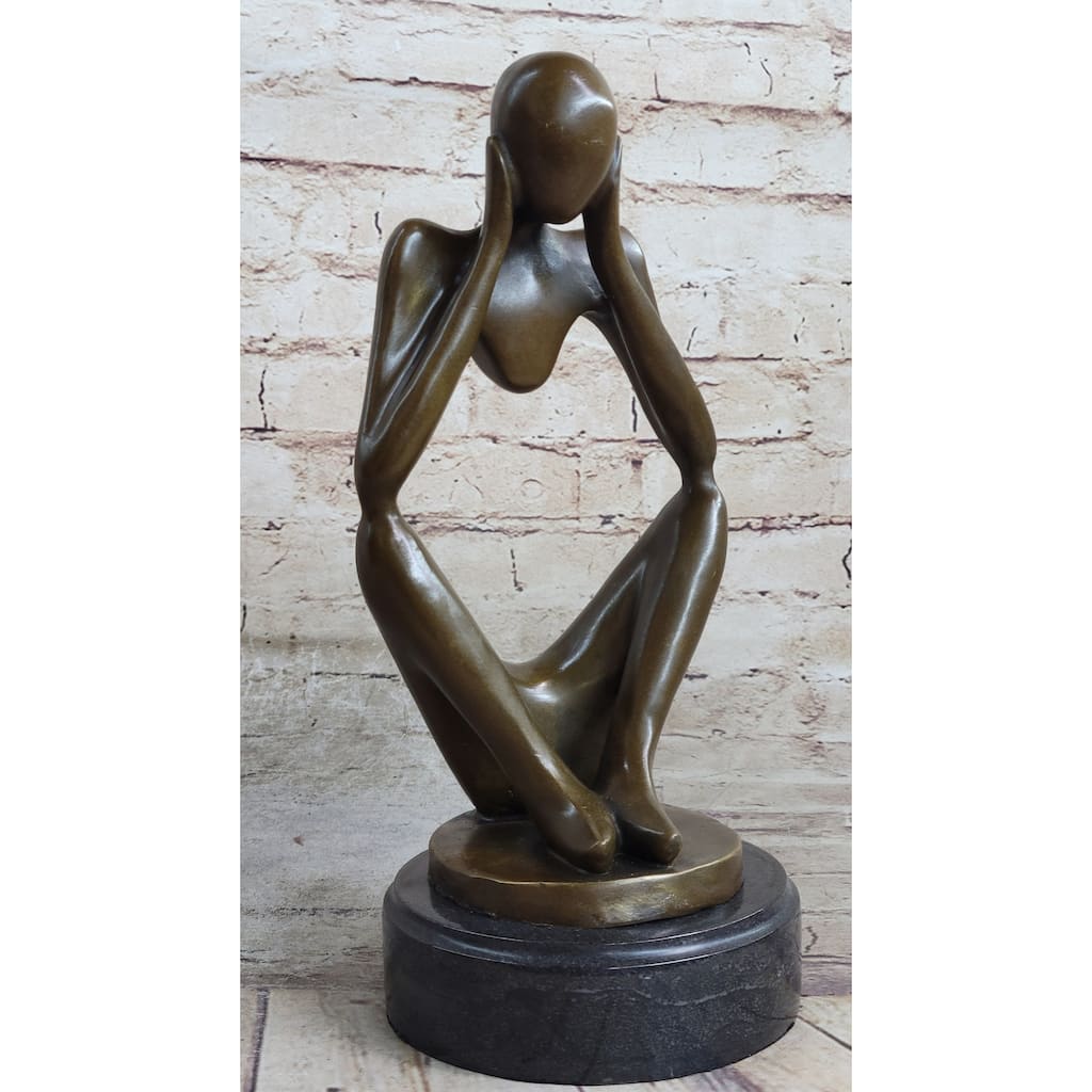 Modern Art - Cubism Sculpture From Francsisci Signed Artwork Figurine Figure