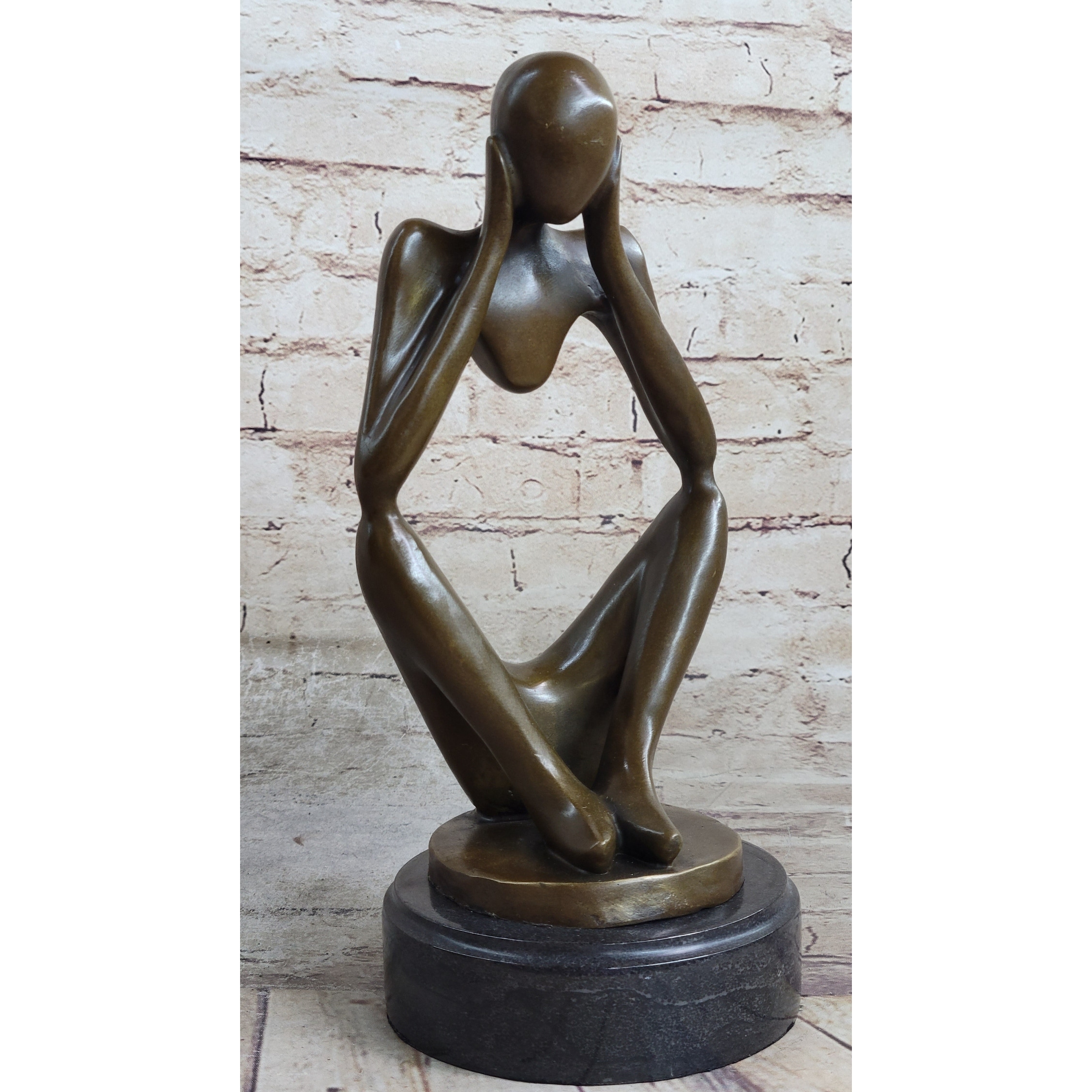 Modern Art - Cubism Sculpture From Francsisci Signed Artwork Figurine Figure